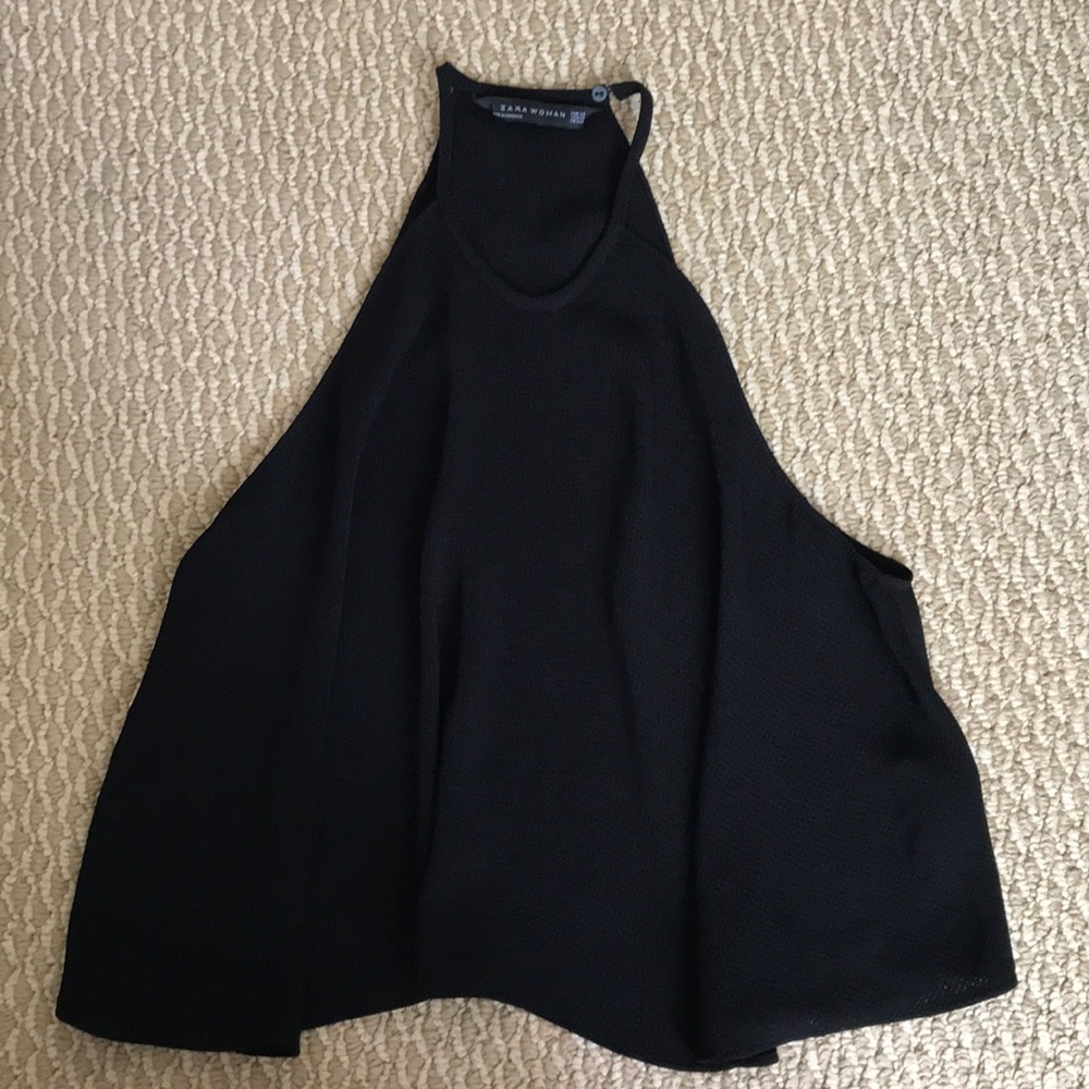Blk slvless Zara top